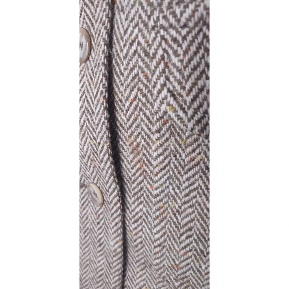 Vintage Wool Coat Jimmy Hourihan Quiet Luxury Tailored Fit Women's M Timeless